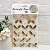 5D gilded three-dimensional butterfly wall sticker decorative stickers DIY creative butterfly EVA stickers Butterfly three-dimensional self-adhesive paper paintings Cross-border children's room wall background wall Specification image